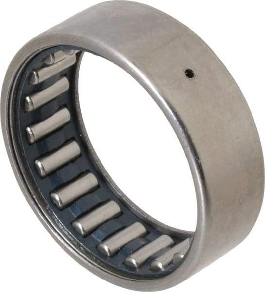 IKO - 1-1/2" Bore Diam, 5,500 Lb. Dynamic Capacity, 1-1/2 x 1-7/8 x 5/8", Caged, Open End, Shell Needle Roller Bearing - 1-7/8" Outside Diam, 5/8" Wide - Industrial Tool & Supply