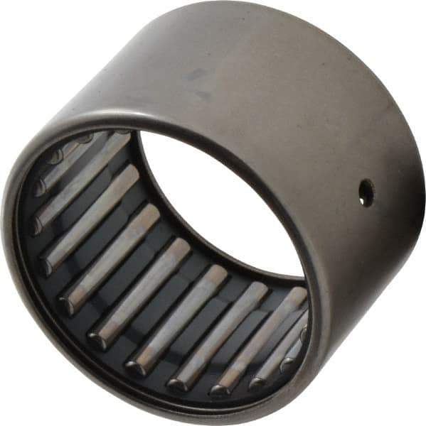 IKO - 1-1/2" Bore Diam, 10,600 Lb. Dynamic Capacity, 1-1/2 x 1-7/8 x 1-1/4", Caged, Open End, Shell Needle Roller Bearing - 1-7/8" Outside Diam, 1-1/4" Wide - Industrial Tool & Supply
