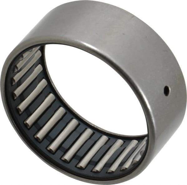 IKO - 2" Bore Diam, 9,300 Lb. Dynamic Capacity, 2 x 2-3/8 x 1", Caged, Open End, Shell Needle Roller Bearing - 2-3/8" Outside Diam, 1" Wide - Industrial Tool & Supply