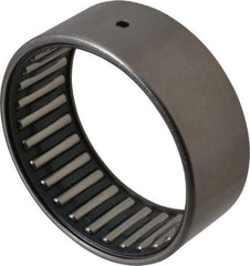 IKO - 2-1/4" Bore Diam, 11,300 Lb. Dynamic Capacity, 2-1/4 x 2-5/8 x 1", Caged, Open End, Shell Needle Roller Bearing - 2-5/8" Outside Diam, 1" Wide - Industrial Tool & Supply