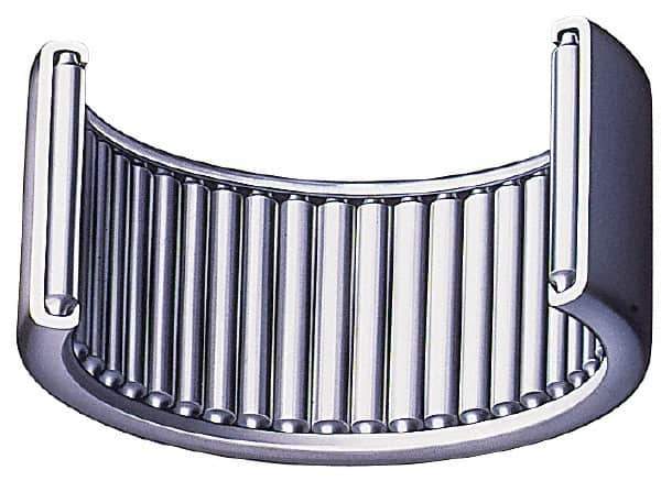 IKO - 2-1/4" Bore Diam, 8,400 Lb. Dynamic Capacity, 2-1/4 x 2-5/8 x 3/4", Caged, Open End, Shell Needle Roller Bearing - 2-5/8" Outside Diam, 3/4" Wide - Industrial Tool & Supply