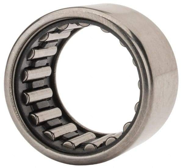 IKO - 11/16" Bore Diam, 2,900 Lb. Dynamic Capacity, 11/16 x 9/16 x 5/8", Caged, Shell Needle Roller Bearing - Heavy Section, 15/16" Outside Diam, 5/8" Wide - Industrial Tool & Supply