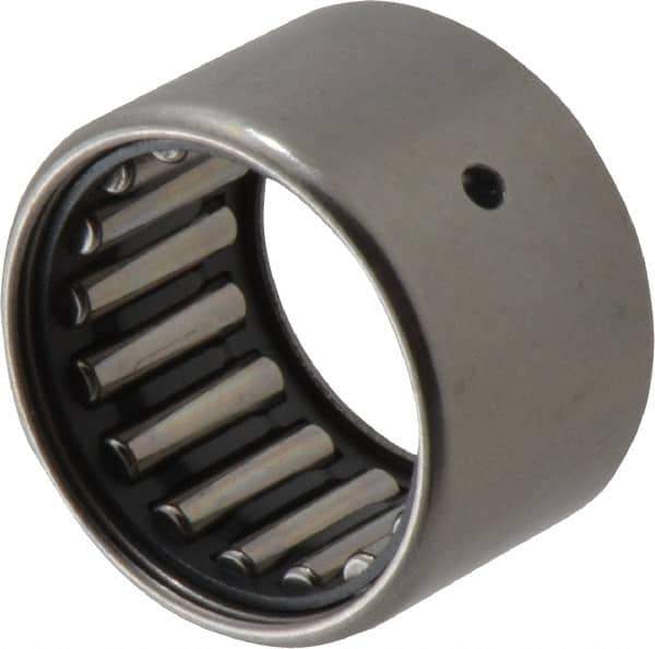 IKO - 7/8" Bore Diam, 4,400 Lb. Dynamic Capacity, 7/8 x 1-3/16 x 3/4", Caged, Shell Needle Roller Bearing - Heavy Section, 1-3/16" Outside Diam, 3/4" Wide - Industrial Tool & Supply