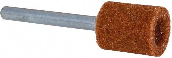 Dremel - 3/8" Head Diam x 1/2" Thickness, B132, Cylinder Cup End, Aluminum Oxide Mounted Point - Green - Industrial Tool & Supply