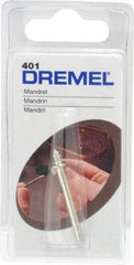 Dremel - Buffing Wheel Mandrel - 1/8" ID x 1/8" OD - Industrial Tool & Supply