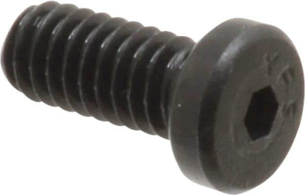 Value Collection - #8-32 UNC Hex Socket Drive, Low Socket Cap Screw - Alloy Steel, Black Oxide Finish, Fully Threaded, 3/8" Length Under Head - Industrial Tool & Supply