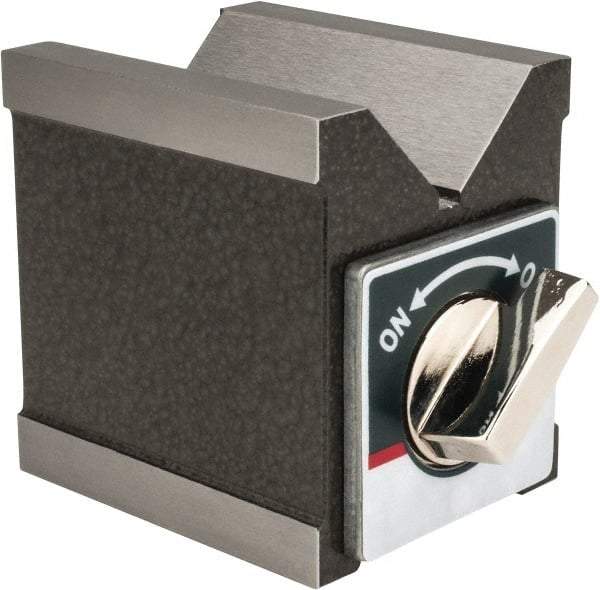 Value Collection - 1-9/32" Max Capacity, 90° Angle, V-Block - 2-3/4" Long x 60mm Wide x 73mm High, Sold as Individual - Industrial Tool & Supply