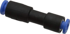 SMC PNEUMATICS - 4mm OD, Brass/Polybutylene Push-to-Connect Union - 145 Max psi - Industrial Tool & Supply
