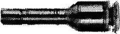 SMC PNEUMATICS - 10mm OD, Brass/Polybutylene Push-to-Connect Plug - 145 Max psi, 10mm Stem Diam - Industrial Tool & Supply