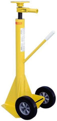 Vestil - Trailer Stabilizing Jack - 45 to 57" Service Height, 10" Wheels - Industrial Tool & Supply