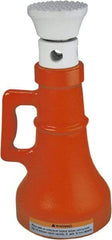 Jet - 25 Ton Capacity Bell Based Screw Jack - 16-1/2" to 26" High, 13" Piston Stroke, 2" Screw Diam - Industrial Tool & Supply