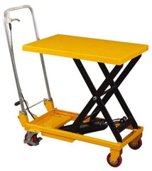Wesco Industrial Products - 660 Lb Capacity Manual Scissor Lift Table - 32" Platform Length x 20" Platform Width - Industrial Tool & Supply