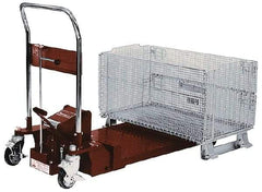 Southworth - 1,100 Lb Capacity Manual Scissor Lift Table - 37.1" Platform Length x 19.7" Platform Width - Industrial Tool & Supply