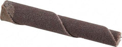 Merit Abrasives - 1/4" Max Roll Diam x 2" OAL, 120 Grit Aluminum Oxide Straight Cartridge Roll - 1/8" Pilot Hole Diam, Fine Grade - Industrial Tool & Supply