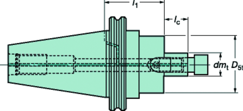 AA3B055019089 SOLID HOLDER - Industrial Tool & Supply