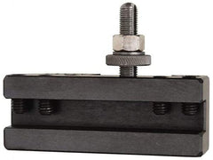 Aloris - Series AXA, #13 Extension Tool Post Holder - 12" & Under Lathe Swing, 1-1/2" OAH, 1/2" Max Tool Cutting Size, 15/16" Centerline Height - Exact Industrial Supply