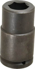 Proto - 1-1/2" Drive 1-11/16" Deep Impact Socket - 6 Points, 5-3/4" OAL - Industrial Tool & Supply
