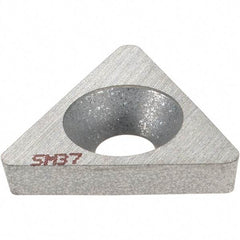 Kennametal - 1/2" Inscribed Circle, Triangle Turning Shim for Indexables - SM Shim Style, Positive Rake, Left Hand, Right Hand Cut - Industrial Tool & Supply