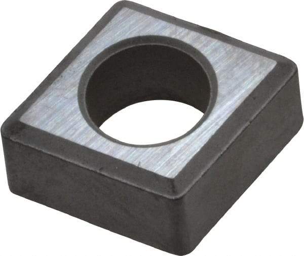 Kennametal - 1/2" Inscribed Circle, Diamond (Shape) Turning Shim for Indexables - Ceramic, 0.255" Thick, ICSN Shim Style, Negative Rake, Left Hand, Right Hand Cut - Industrial Tool & Supply