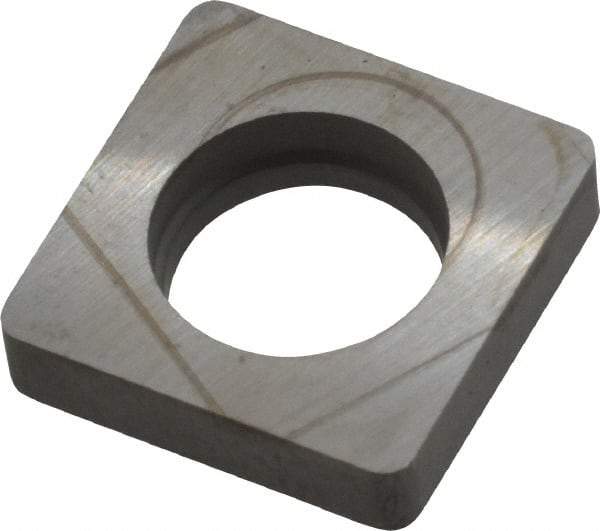 Kennametal - 3/4" Inscribed Circle, Square Boring Bar Shim for Indexables - 3/16" Thick, ISSN Shim Style, Negative Rake - Industrial Tool & Supply