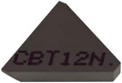 Kennametal - 3/8" Inscribed Circle, Triangle, CBT Chipbreaker for Indexables - 0.11" Effective Width - Industrial Tool & Supply