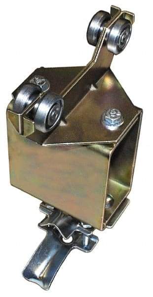 Hubbell Workplace - 1.05 kg, Steel Wheel, Cable Festoon Tow Trolley - Compatible with 0.31 to 0.59 Inch Round Cable - Industrial Tool & Supply