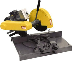 Kalamazoo - 10" Blade Diam, 5/8" Arbor Hole, Miter Chop & Cutoff Saw - 3,450 RPM, 3 hp, 110/220 & 220/440 Volts, 1 or 3 Phase - Industrial Tool & Supply