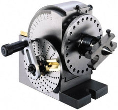 Interstate - Headstock Taper 3MT, Semi-Universal Dividing Head - 5.04" Centerline Height, 11.535" Long x 6.142" Wide x 8.661" High - Industrial Tool & Supply