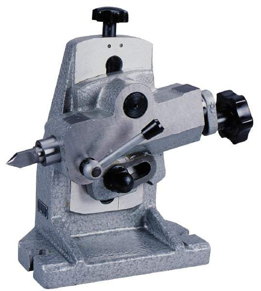Phase II - 8 & 10" Table Compatibility, 5.6 to 7.2" Center Height, Tailstock - For Use with Rotary Table - Industrial Tool & Supply