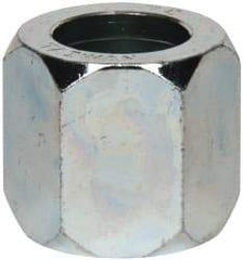 Parker - 1/4" Tube OD, 37° Steel Flared Tube Nut - Flare Ends - Industrial Tool & Supply