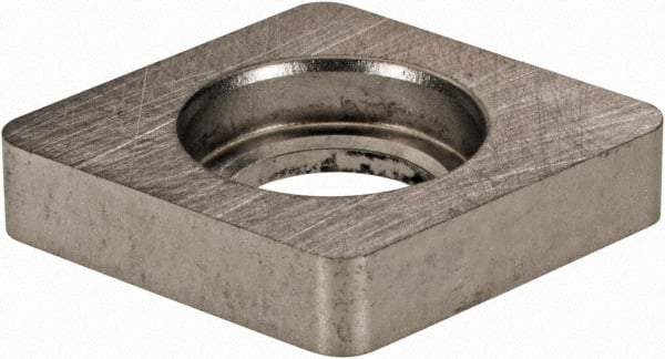 Sumitomo - 1/2" Inscribed Circle, Diamond (Shape) Boring Bar Shim for Indexables - 3" Thick, SCW Shim Style, Neutral Cut - Industrial Tool & Supply