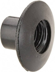 Made in USA - #8-32 Thread Barrel, Aluminum Sex Bolt & Binding Post - Black Anodized Finish, 3/16" Long Barrel - Industrial Tool & Supply