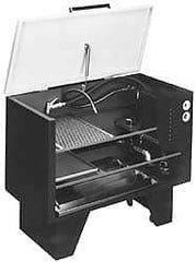 Graymills - Free Standing Solvent-Based Parts Washer - 42 Gal Max Operating Capacity, Steel Tank, 36" (Lid Close)/58" (Lid Open) High x 44" Long x 21-1/2" Wide, 115 Input Volts - Industrial Tool & Supply