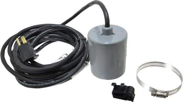 Berkeley - 115 AC Volt, Sump, Sew and Eff, Float Switch - 20 Ft. Cord Length, PVC - Industrial Tool & Supply