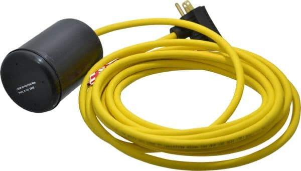Berkeley - 115 AC Volt, High Temp, Float Switch - 15 Ft. Cord Length, Polypropylene - Industrial Tool & Supply