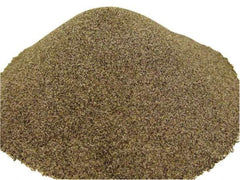 Value Collection - Coarse/Medium Grade Angular Aluminum Oxide - 50 to 80 Grit, 9 Max Hardness, 50 Lb Box - Industrial Tool & Supply