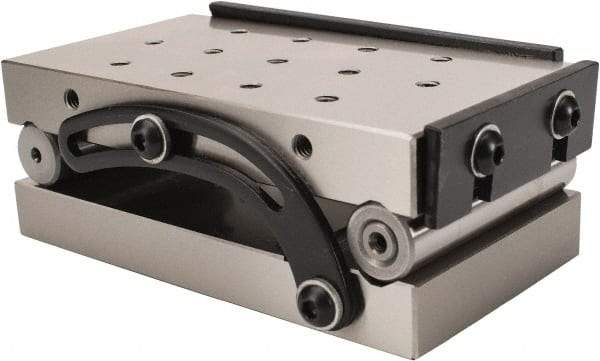 Interstate - 6" Long x 3-1/4" Wide x 1-5/16" High, Sine Plate - 13 Holes - Industrial Tool & Supply
