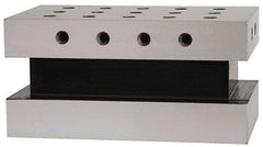 Suburban Tool - 3-1/2" Wide x 6" Deep x 3" High Steel Precision-Ground Angle Plate - Standard Plate, Machined Holes on Surface, Open End, Single Plate - Industrial Tool & Supply