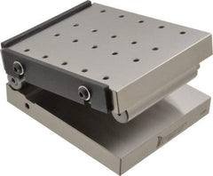 Interstate - 6" Long x 6" Wide x 2" High, Precision Sine Plate - Square to within 0.0002", 20 Holes - Industrial Tool & Supply