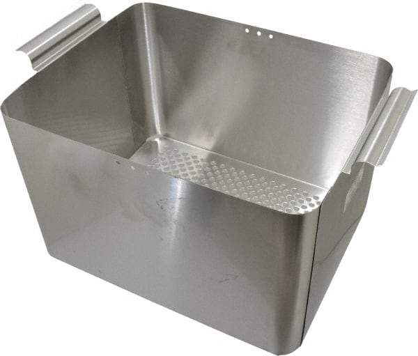 L&R Ultrasonic - Stainless Steel Parts Washer Basket - 203.2mm High x 234.95mm Wide x 292.1mm Long, Use with Ultrasonic Cleaners - Industrial Tool & Supply