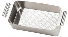L&R Ultrasonic - Parts Washer Basket - 4" High x 6" Wide x 11-3/4" Long, Use with Ultrasonic Cleaners - Industrial Tool & Supply