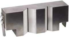 Heinrich - 1 Piece Vise V-Block Attachment - Steel, 2.675" Long, 1.24" Wide, 3/4" High - Industrial Tool & Supply