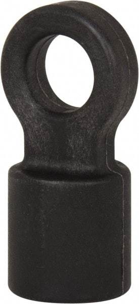 Schaefer Brush - 2" Long, 3/8" NPT Female, Aluminum Pull Ring - 1-1/4" Diam, For Use with Tube Brushes & Scrapers - Industrial Tool & Supply