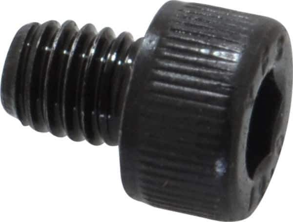 Value Collection - M5x0.80 Metric Coarse Hex Socket Drive, Socket Cap Screw - Grade 12.9 Alloy Steel, Black Oxide Finish, Fully Threaded, 6mm Length Under Head - Industrial Tool & Supply