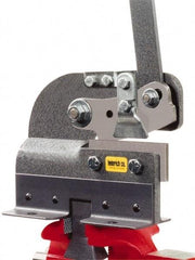 Heinrich - 4-3/8 Inch Long x 8 Inch Wide x 3-1/2 Inch Deep x 7 Inch High, Hand Slitting Bench Shear - 1/8 Inch Mild Steel Capacity - Industrial Tool & Supply