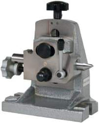 Phase II - 3.5000 to 4.0000" Centerline Height, Tailstock - Adjustable, 5C Compatible Collet Series, Use with Collet Index Fixtures - Industrial Tool & Supply