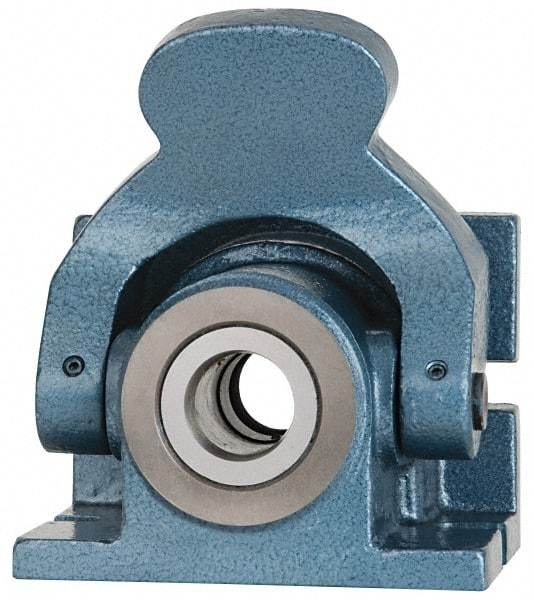 Interstate - Series 5C, Horizontal/Vertical Standard Collet Holding Fixture - Manually Activated, 4-1/2" Base Diam Width, 4" High - Industrial Tool & Supply