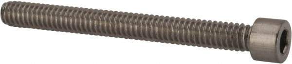 Value Collection - 1/4-20 UNC Hex Socket Drive, Socket Cap Screw - Grade 316 Stainless Steel, 2-1/2" Length Under Head - Industrial Tool & Supply