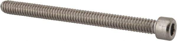 Value Collection - 1/4-20 UNC Hex Socket Drive, Socket Cap Screw - Grade 316 Stainless Steel, 3" Length Under Head - Industrial Tool & Supply