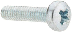 Value Collection - M2.5x0.45, 10mm Length Under Head Phillips Drive Machine Screw - Pan Head, Grade 4.8 Steel, Zinc-Plated Finish, Without Washer - Industrial Tool & Supply